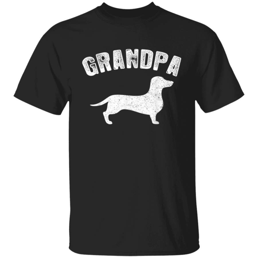 DACHSHUND GRANDPA Tshirt Matching Family Tshirt Vintage