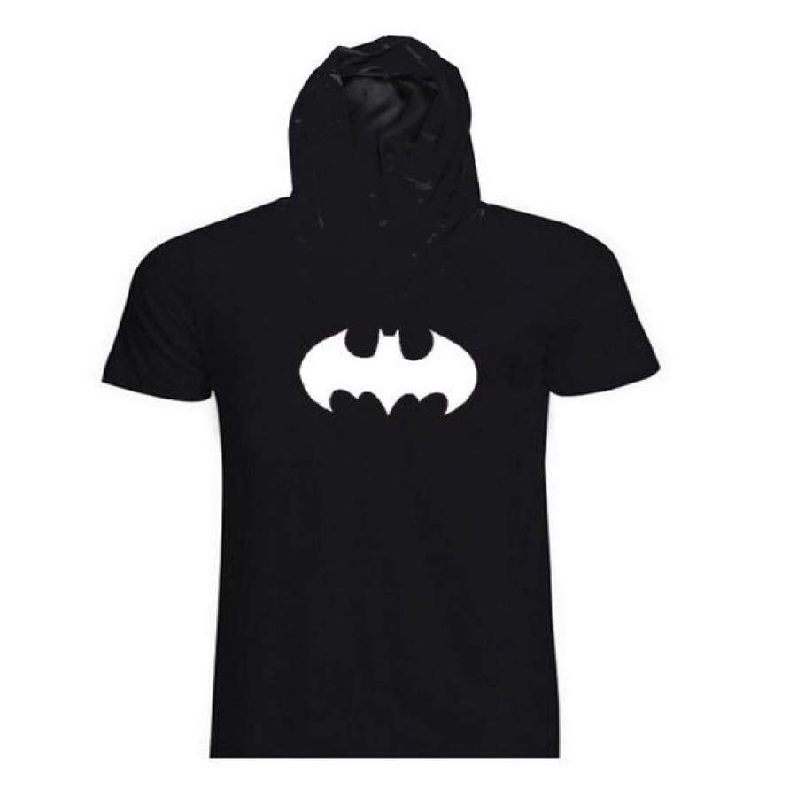 Seven Joe.New Men GYMS Hoodie T-Shirt Cotton short Sleeve fitness Clothing Bodybuilding Sportswear workout hooded T shirt