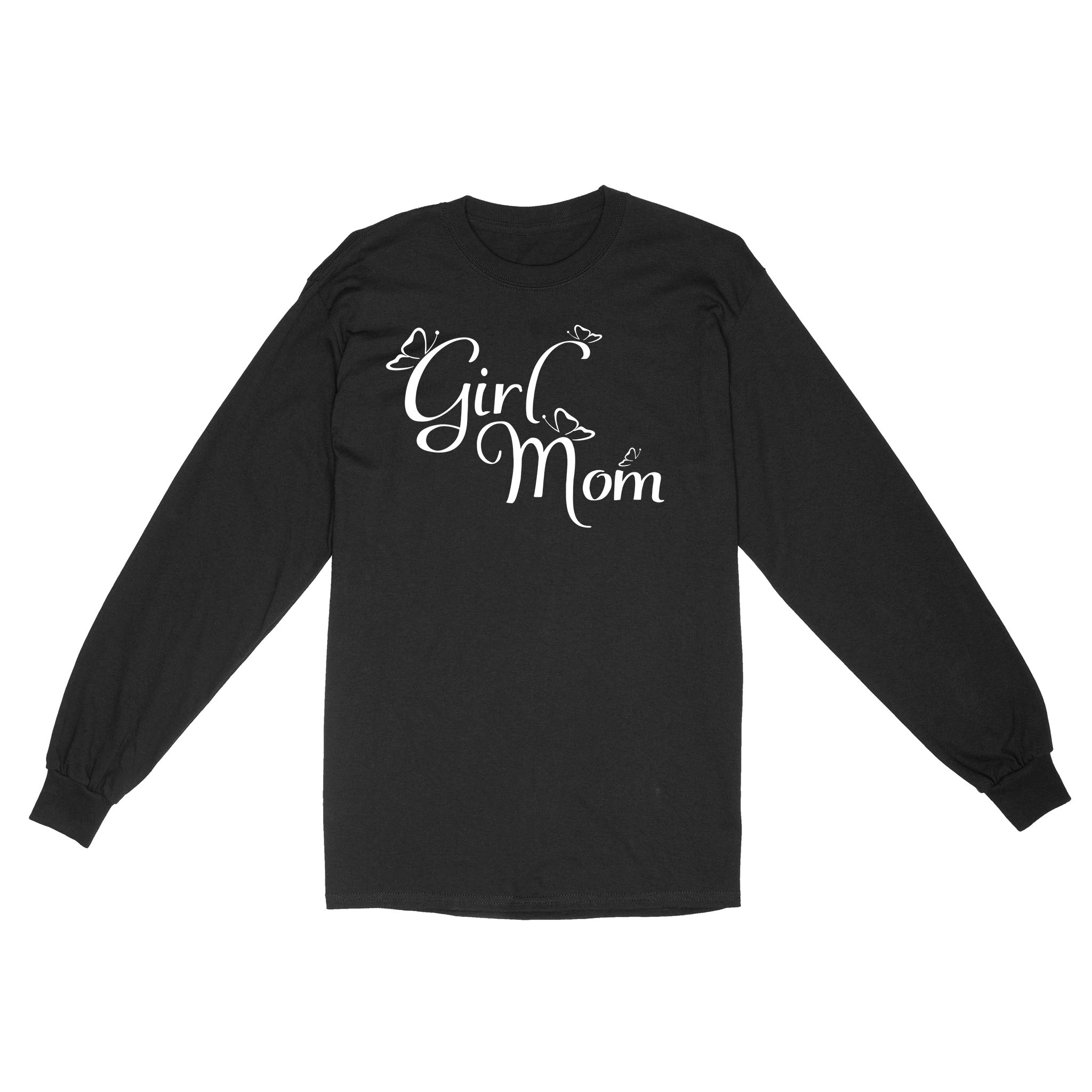 Mothers Day Gifts From Daughter, Niece, Kids – Girl Mom Shirt, Cute Graphic Tee, Mommy Present – Standard Long Sleeve