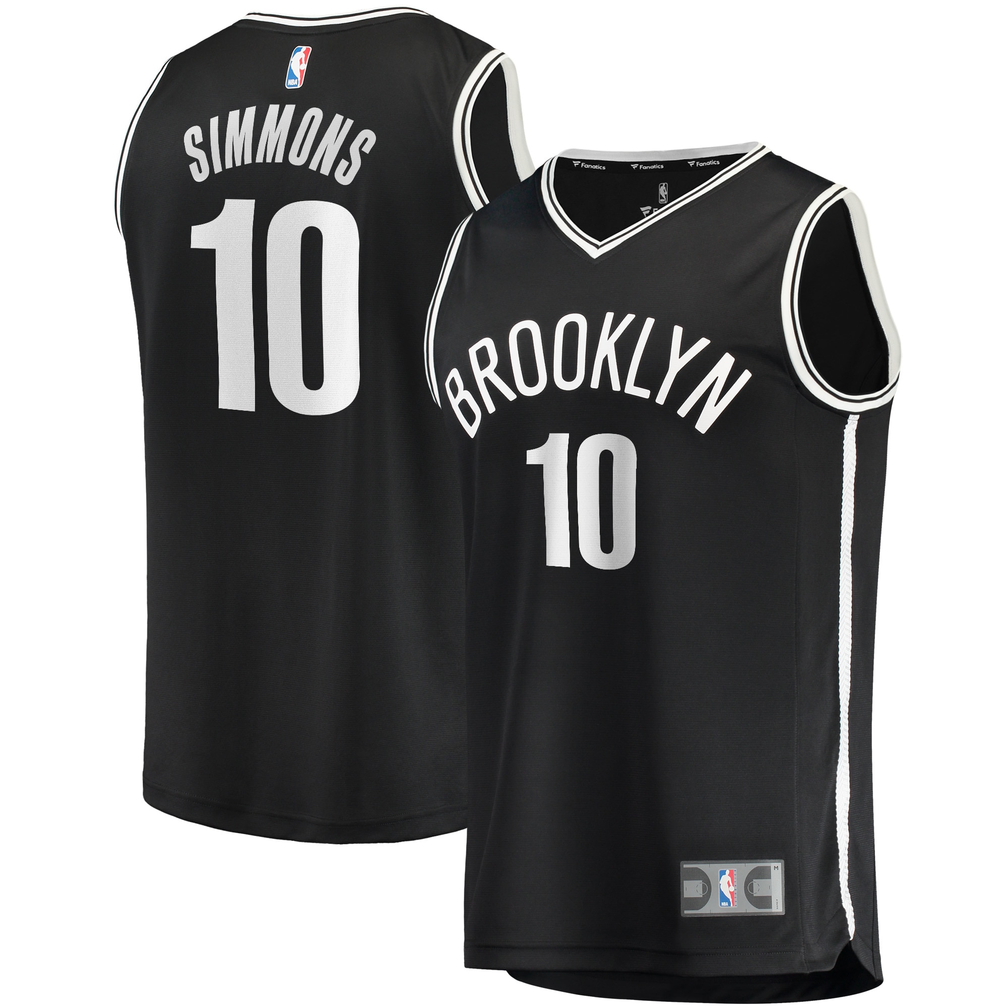 Ben Simmons Brooklyn Nets Youth Fast Break Player Jersey Black – Icon Edition