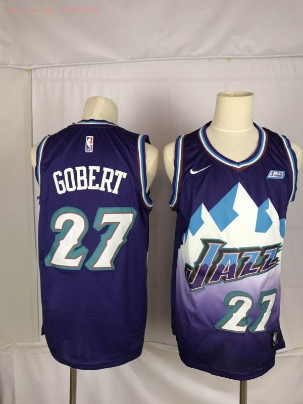 Utah Jazz Rudy Gobert #27 2020 NBA New Arrival Dark Indigo Jersey