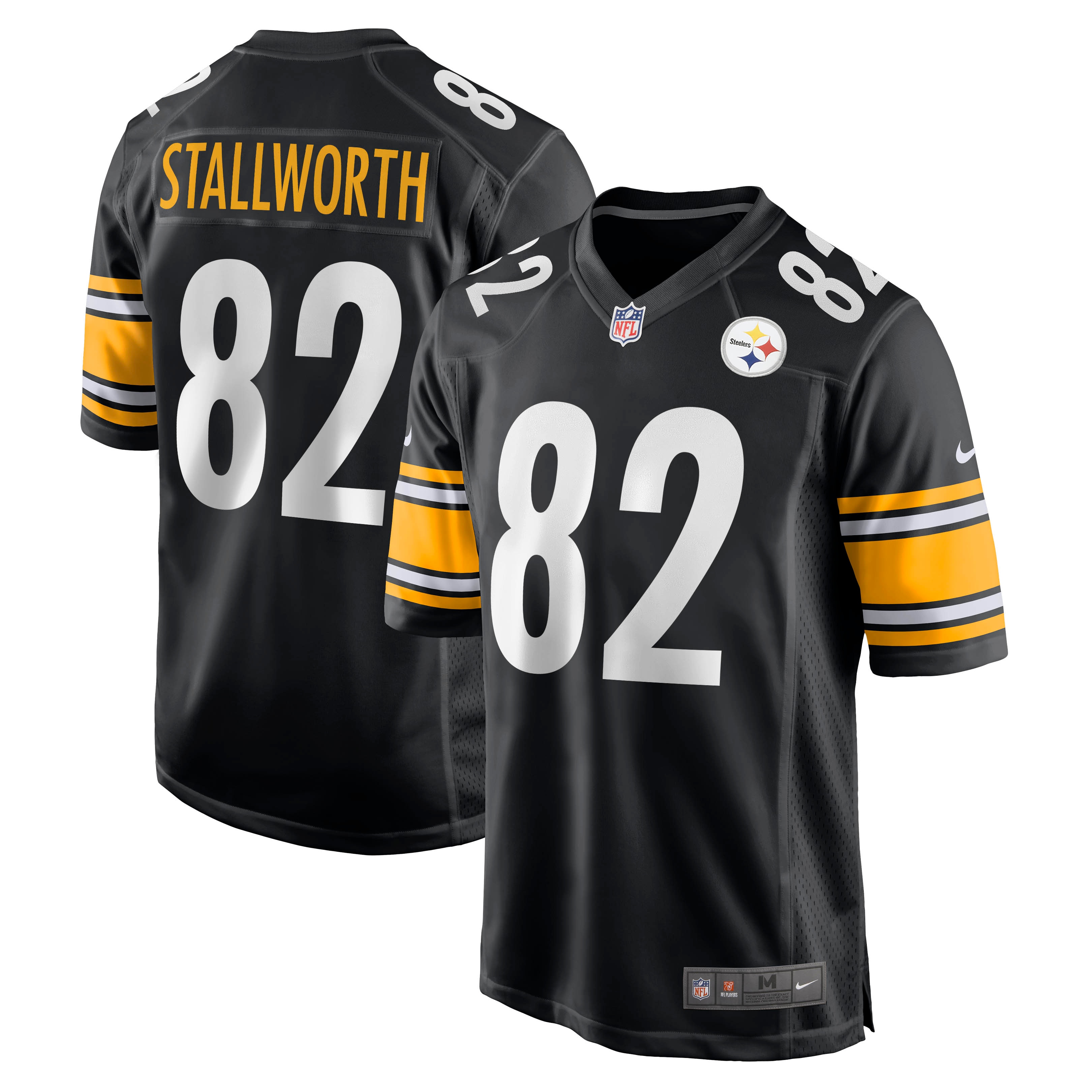 John Stallworth Pittsburgh Steelers Retired Player Jersey – Black