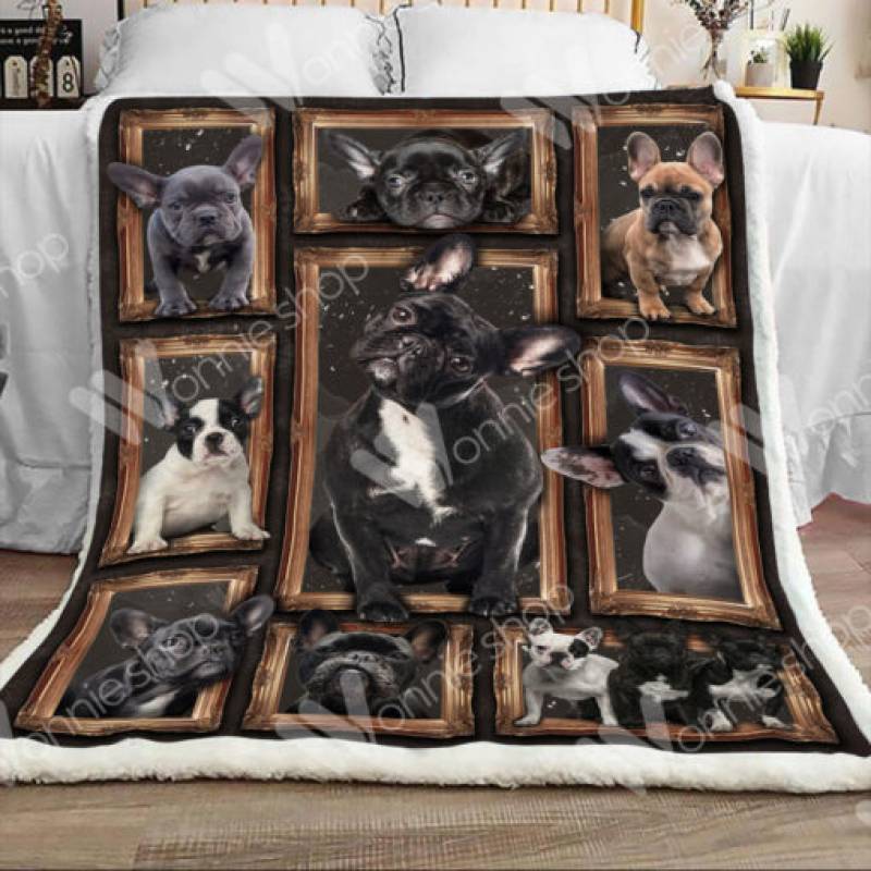 French Bulldog Dog Sherpa Blanket DCB 0201 81O60