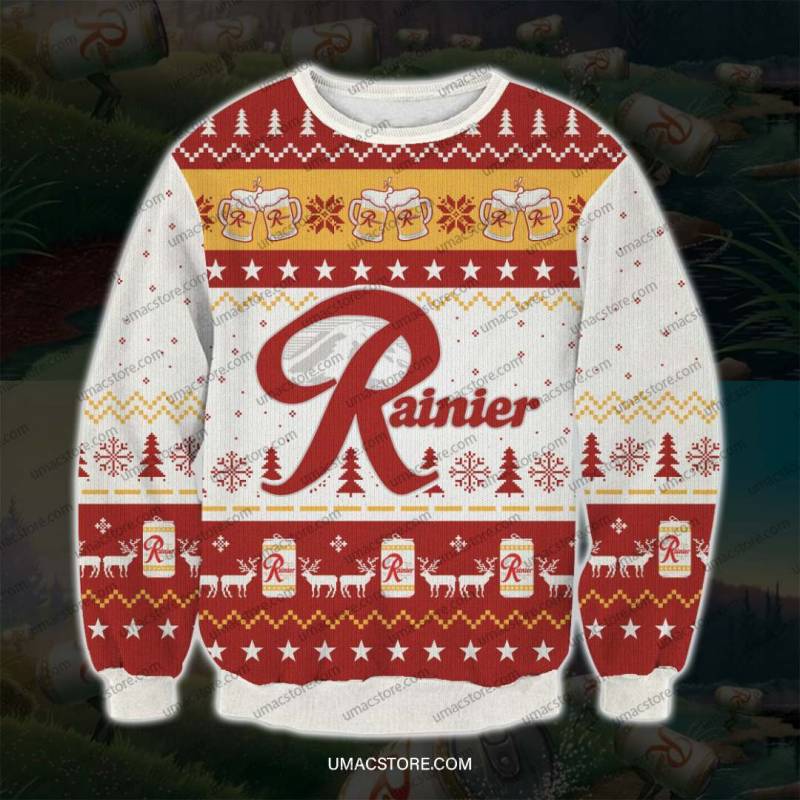 Rainier 3D Print Ugly Christmas Sweatshirt T-Shirt