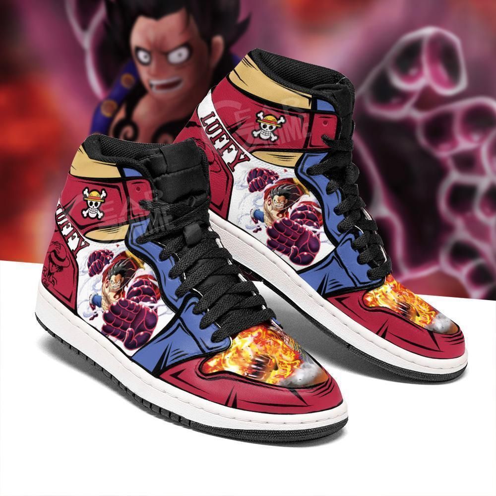 Gear 4 Luffy Straw Hat Priates One Piece Anime Air 2021 Shoes Sport Sneakers Air Jordan High Sneakers Sport Sneakers
