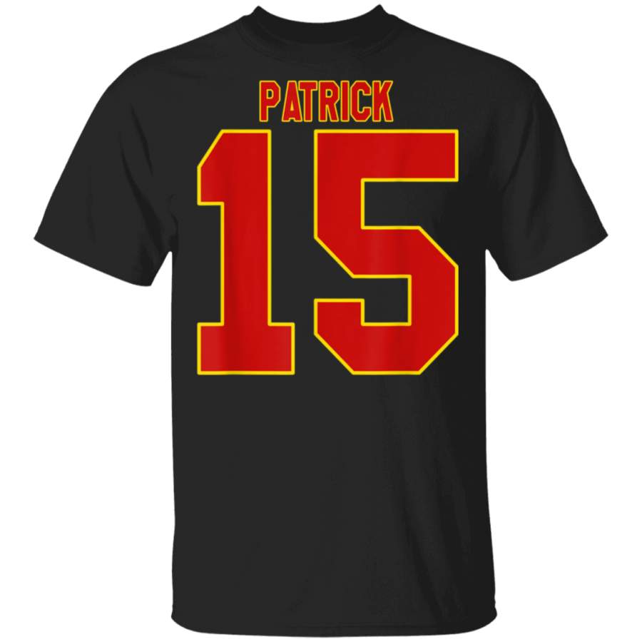 Patrick 15 No Fifteen Tshirt  Kansas City Football TShirt