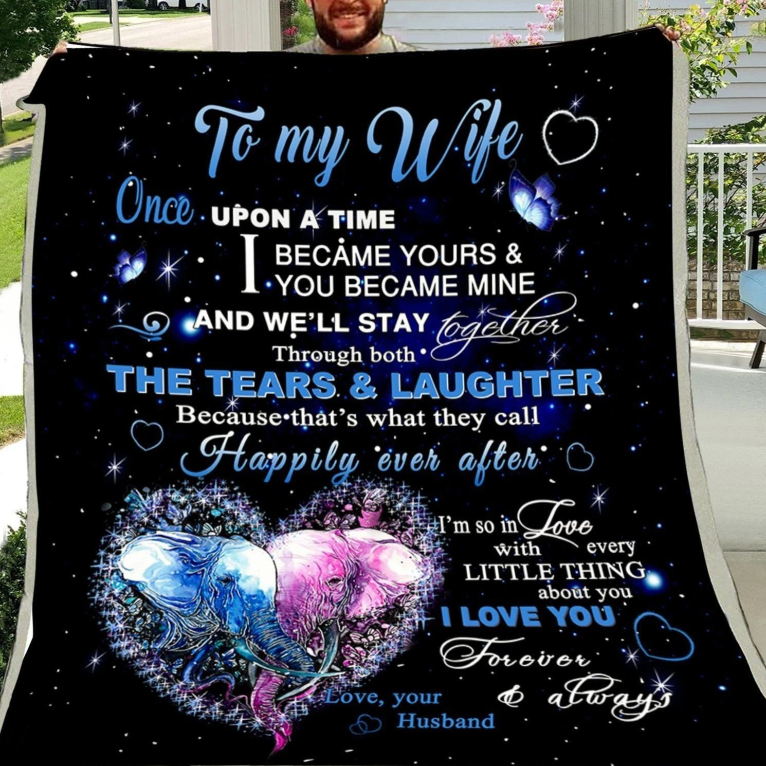 I’M In Love With Every Little Thing About You Blanket Christmas Gift For Wife