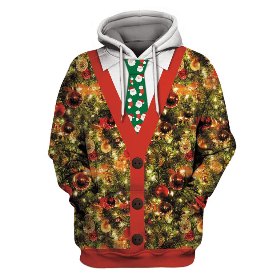 Merry christmas with santa claus Custom T-shirt – Hoodies Apparel