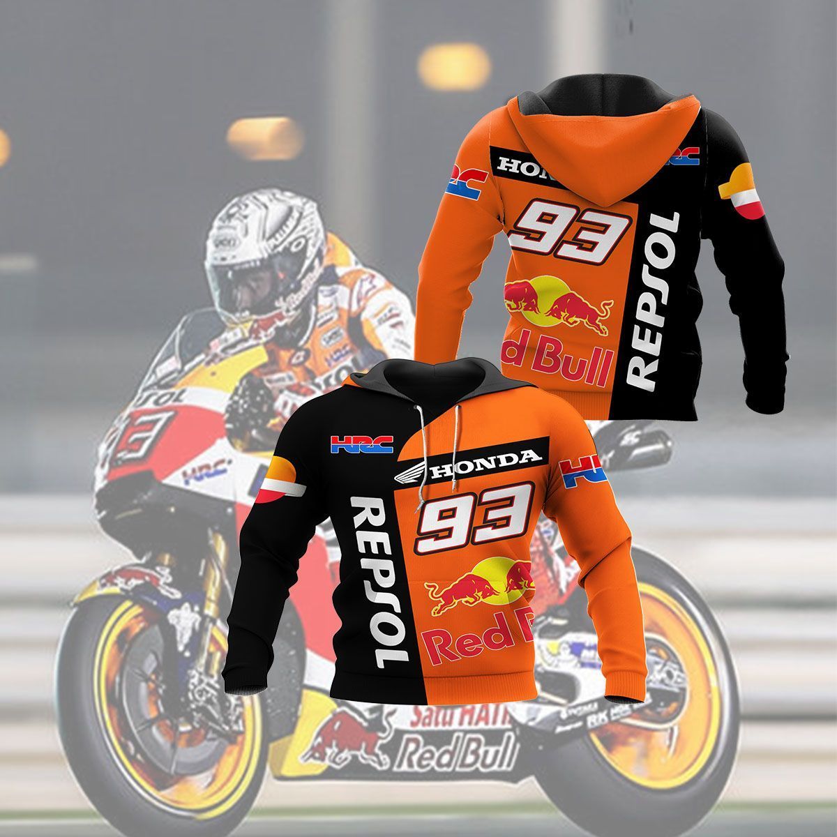 3D All Over Printed Honda Racing Shirts Ver 1