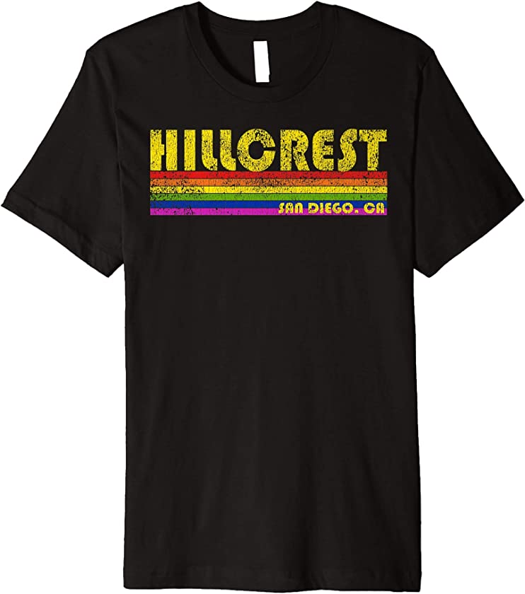 Vintage Hillcrest CA Gay Pride T Shirt