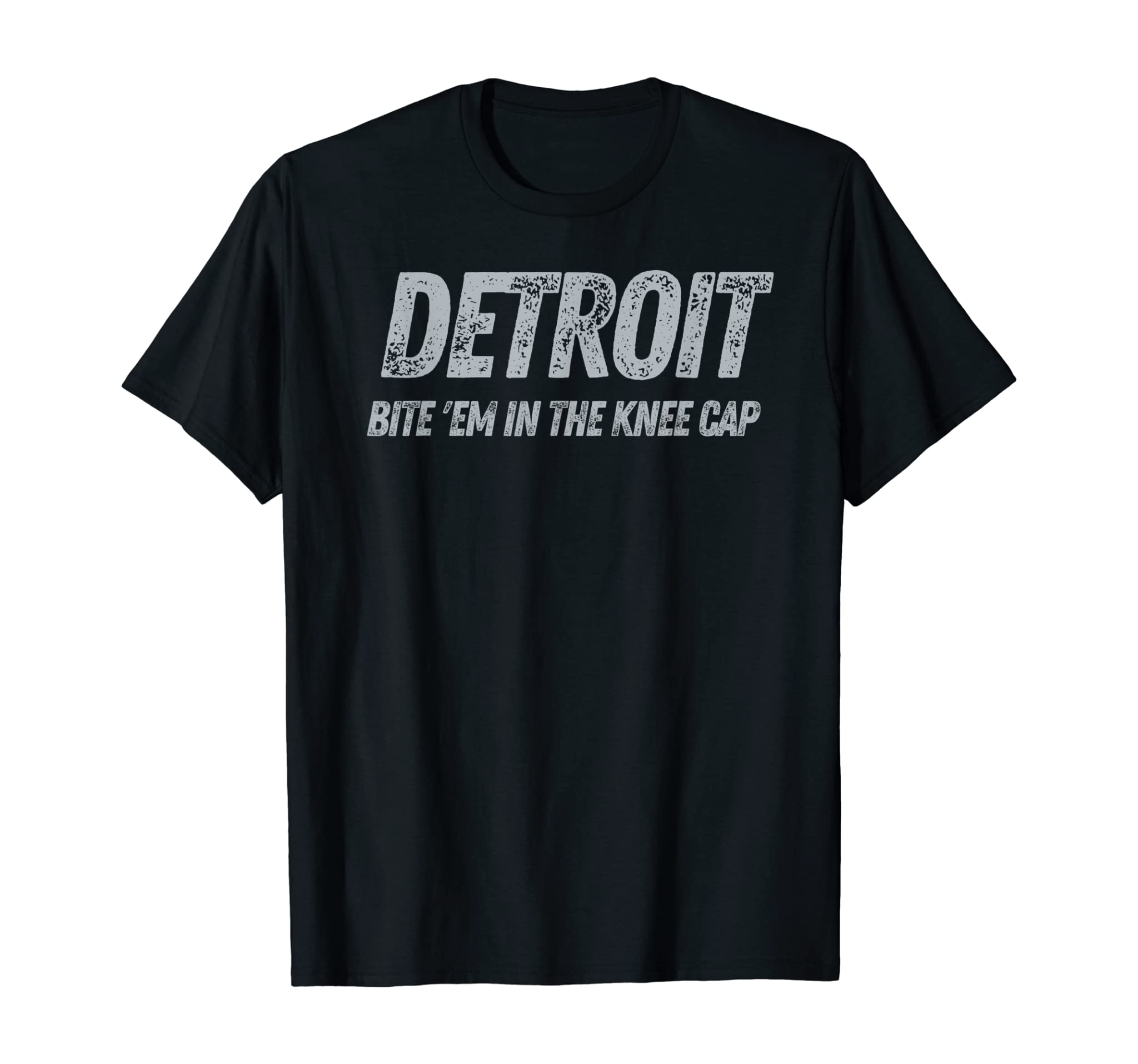 Detroit Michigan Michigander Sunday Lion Kneecap Bite Fans T-Shirt