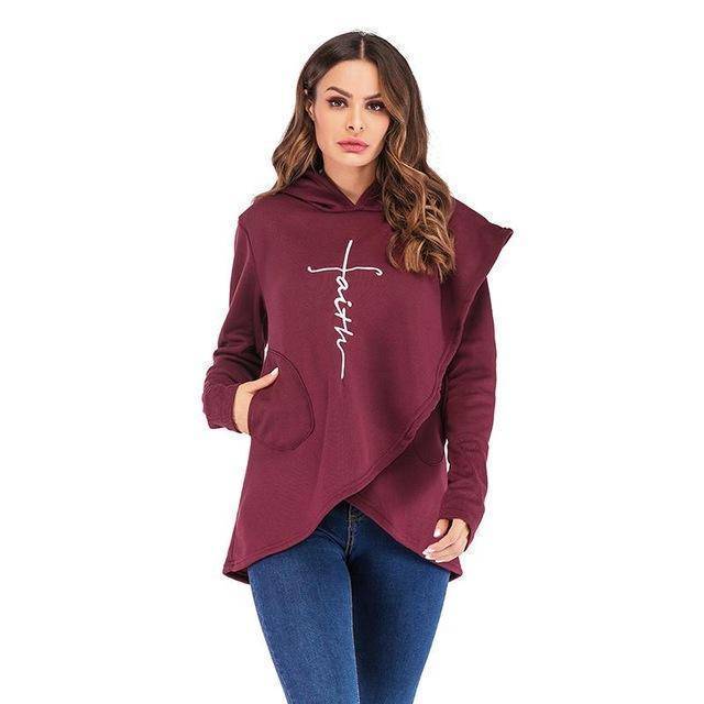 Women’s Faith Hoodie Wrap Cape