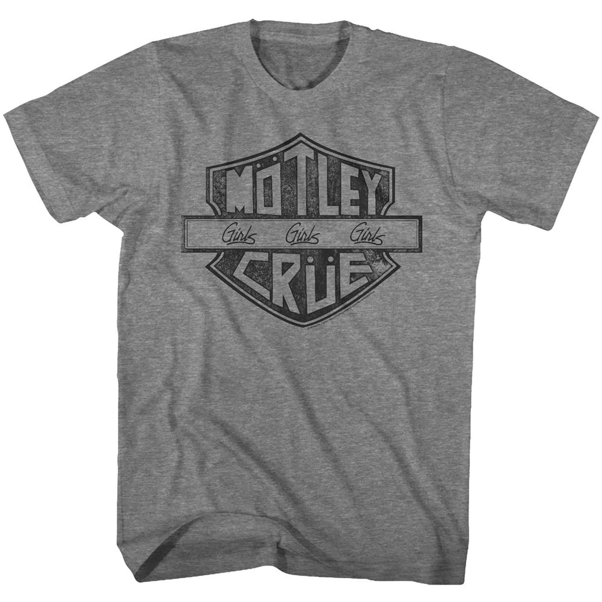 Motley Crue MC Sign Graphite Heather Adult T-Shirt