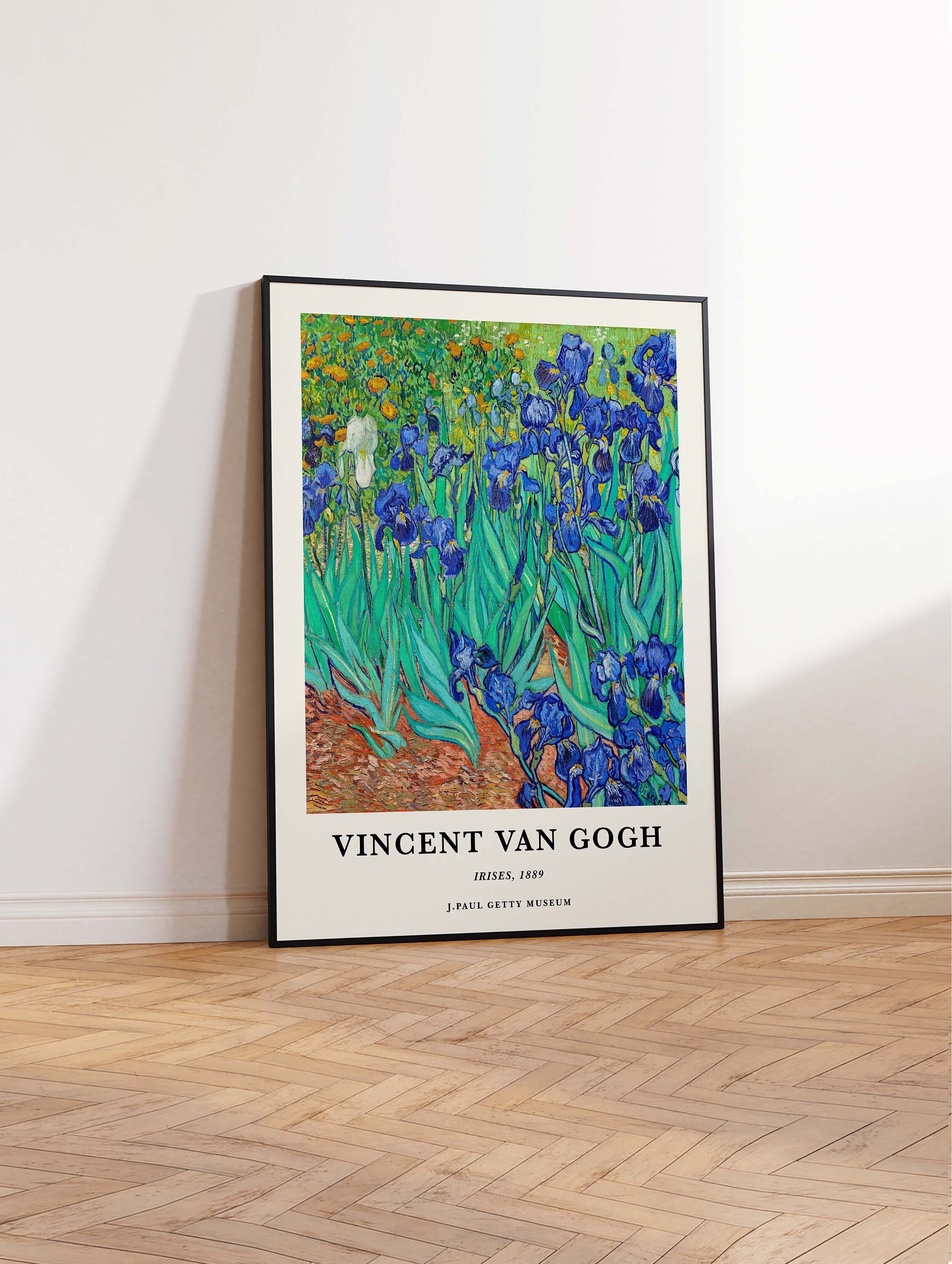 Van Gogh Irises Print, Van Gogh Print, Van Gogh Poster, Irises Art Print, Van Gogh Art Print, Van Gogh Wall Art Poster Print Sizes A2/A3/A4