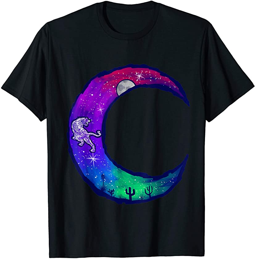 Tiger Moon by DaxmLA T-Shirt