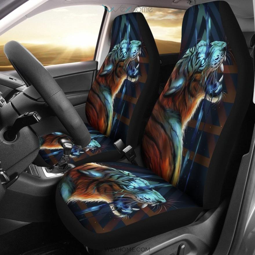 Tiger Art Design Animals Fantasy Car Seat Covers H0119