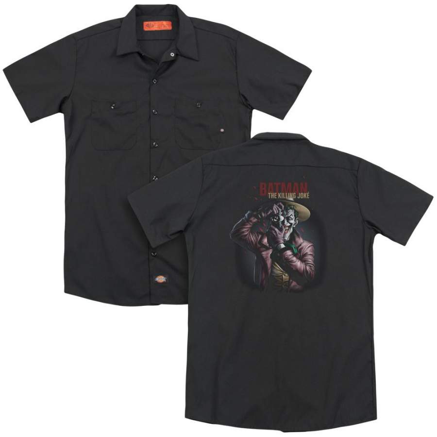 Batman – Killing Joke Camera (Back Print) Adult Work Shirt