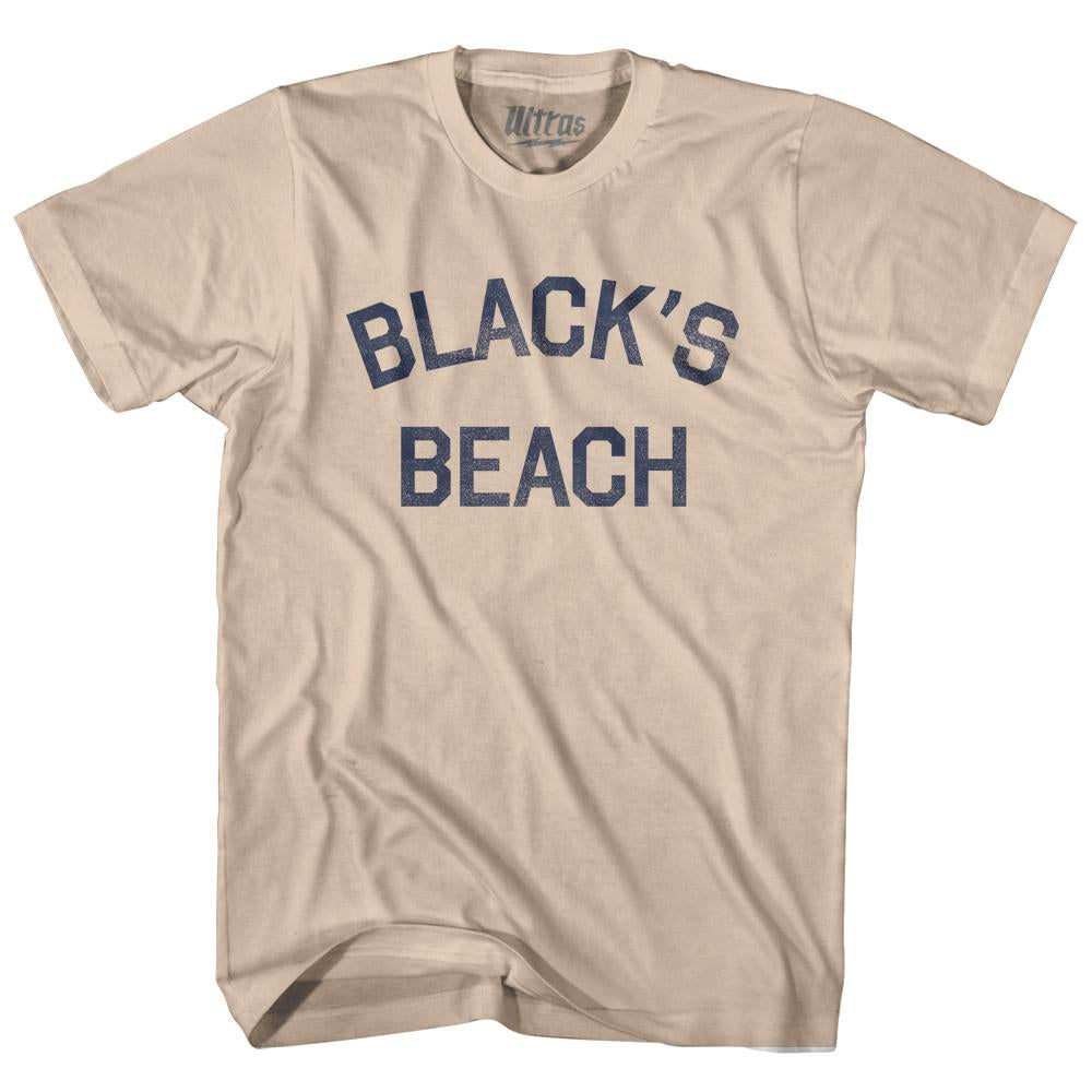 California Black’s Beach Adult Cotton Vintage T-shirt