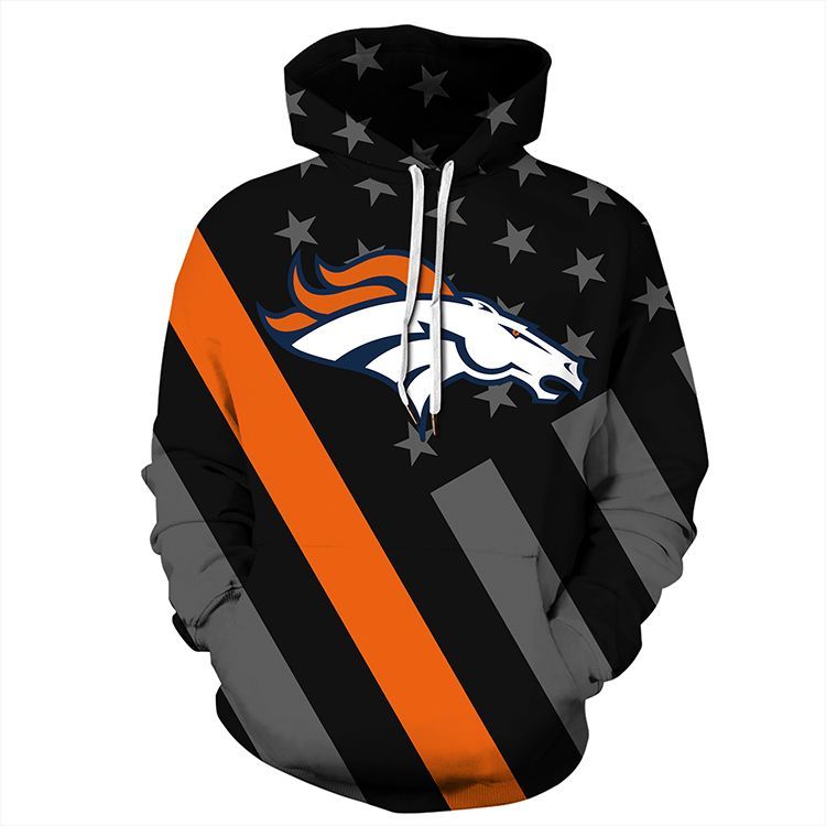 Denver Broncos 3D Hoodie Style 2