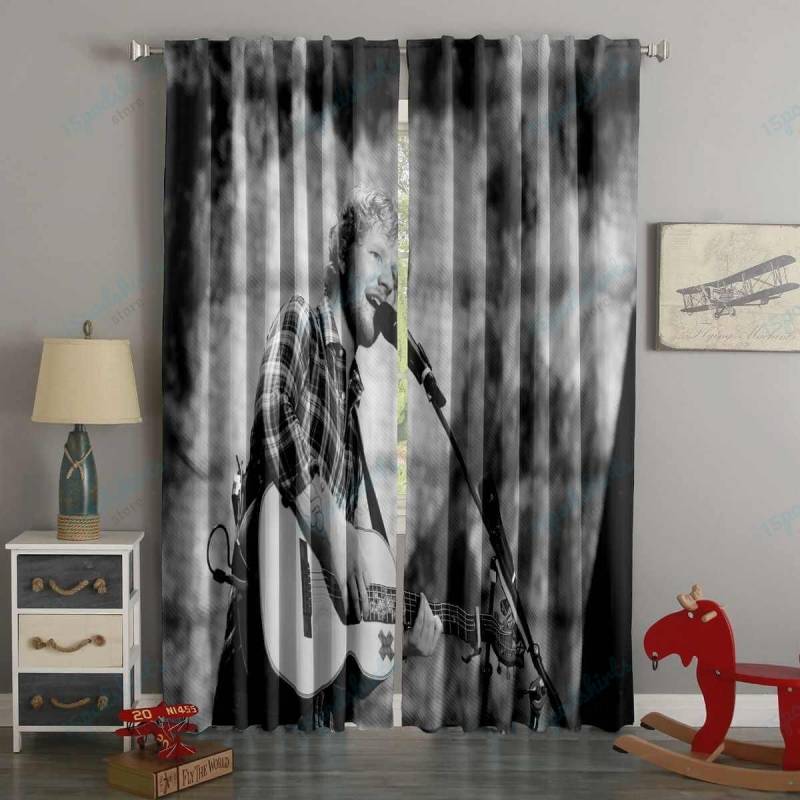 3D Printed Ed Sheeran Style Custom Living Room Curtains