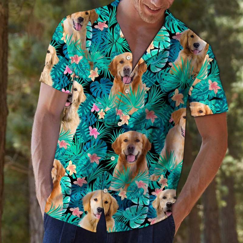 Golden Retriever Hawaiian Shirt Ha85715