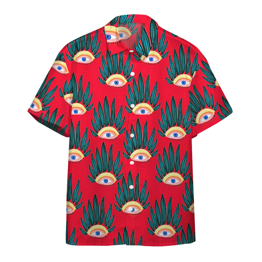 Gearhumans Evil Eyes Hawaiian Shirt Ha70762