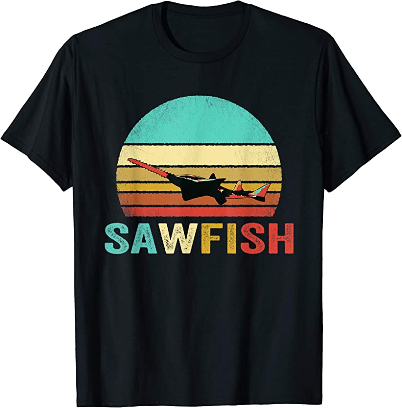 Vintage Sawfish Shirt Sunset