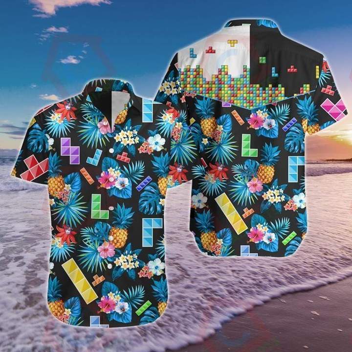 Tetris Puzzle Game Hawaii Shirt Unisex Adult Ha97741