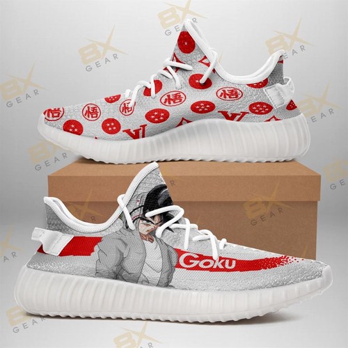 Best Fashion Goku Yeezy Sneakers For Dragon Ball Fan Gift Idea Yeezy