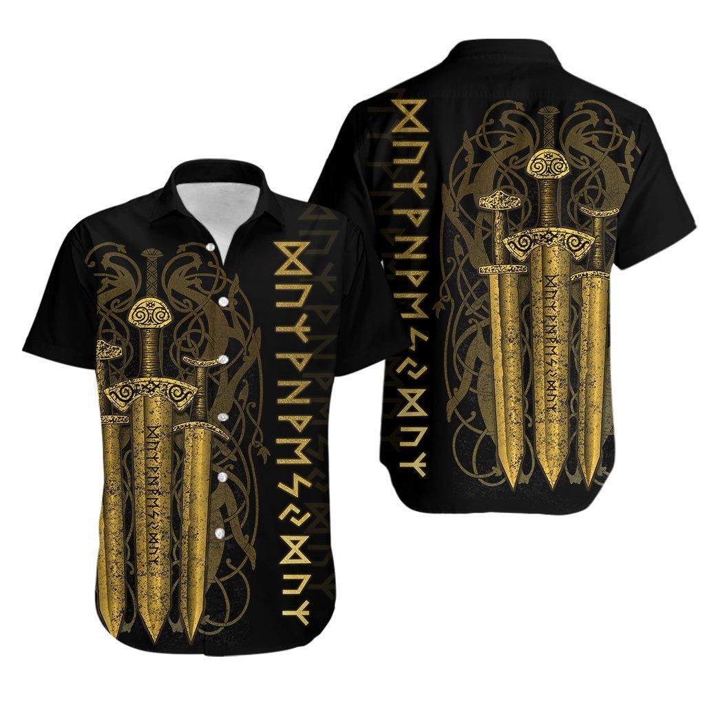 Viking Sword Hawaii Shirt For Men Women Adult Ha86664