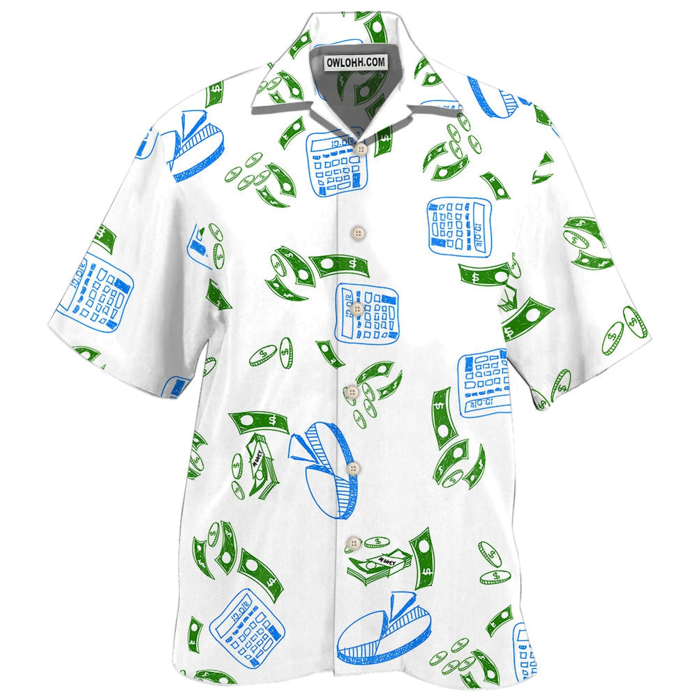 Accountant Money Chart Basic – Hawaiian Shirt  – Owl Ohh