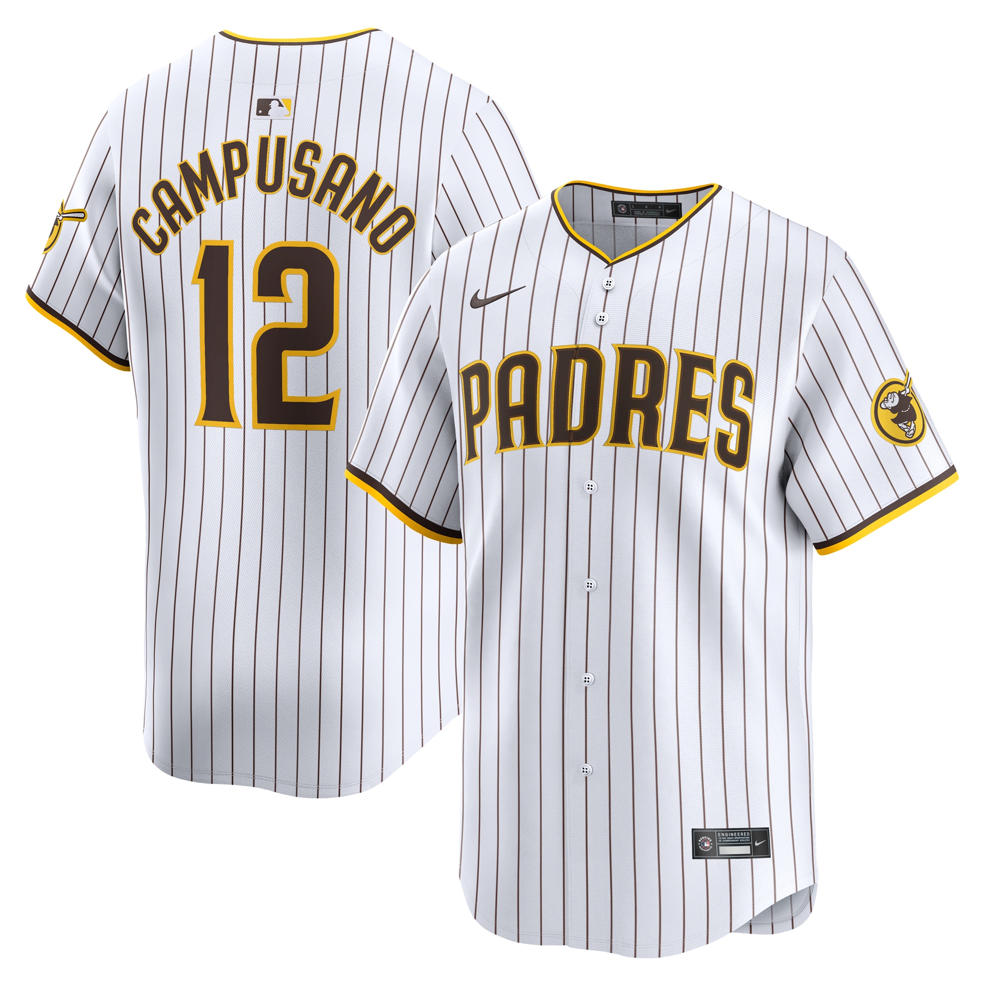 Luis Campusano San Diego Padres Home Limited Player Jersey – White