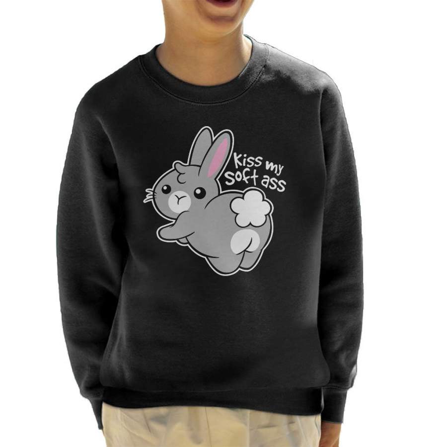 Bunny Soft Kiss My Ass Kid’s Sweatshirt