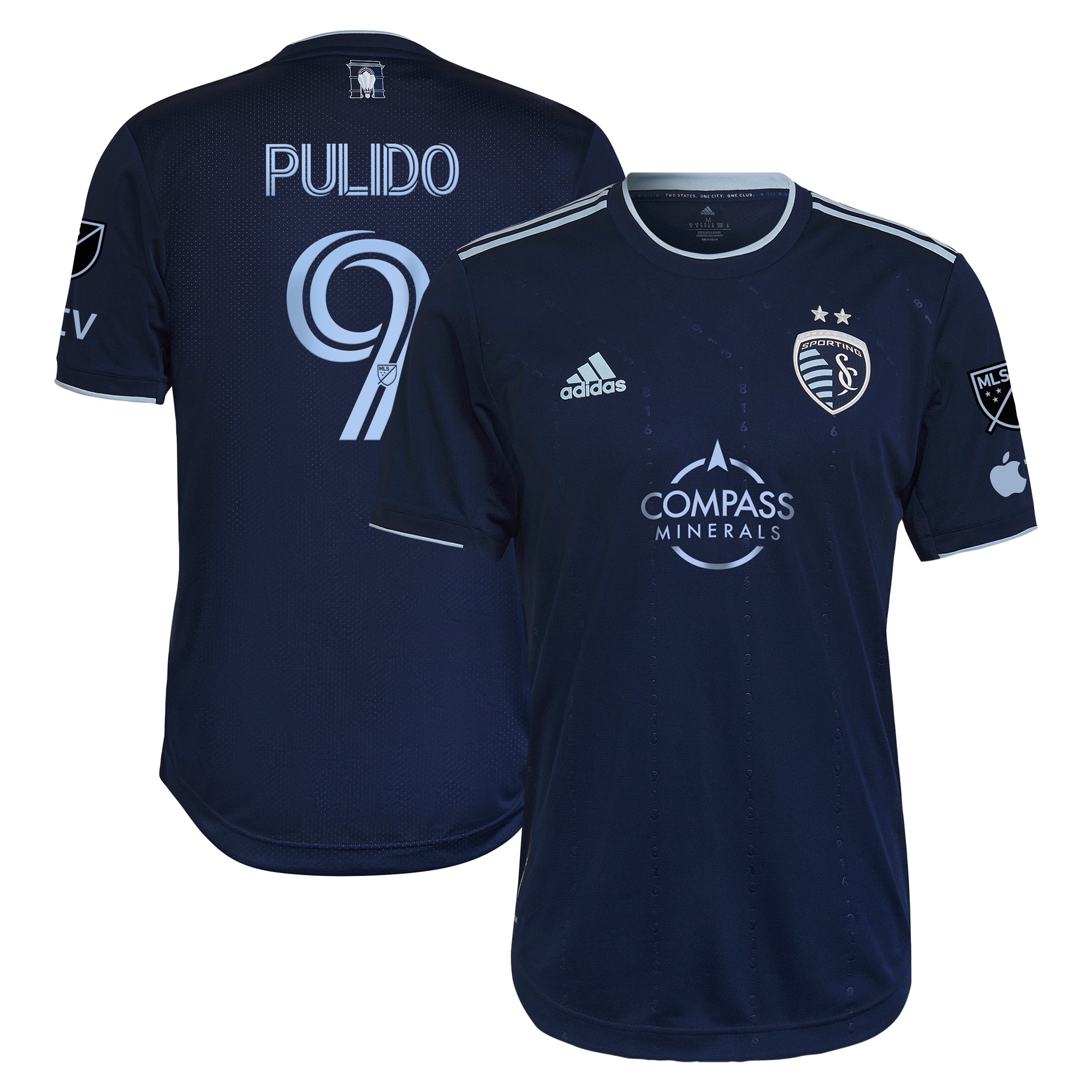 Alan Pulido Sporting Kansas City 2023 State Line 3.0 Authentic Player Jersey – Blue