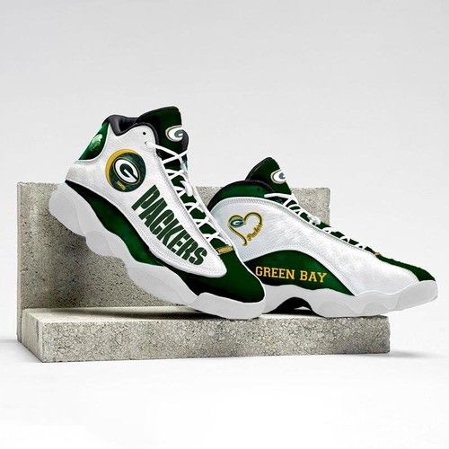 Green Bay Packers Custom Tennis Shoes Air Jordan 13 Sneakers Sneakers Personalized Shoes Sport Sneakers