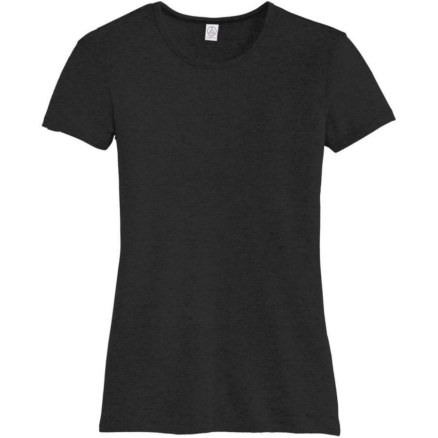 Alternative Apparel Women’s Black The Keepsake Vintage 50/50 Tee