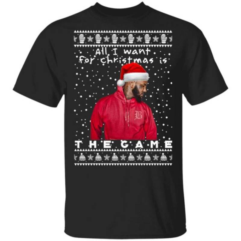 The Game Rapper Ugly Christmas Sweater Hoodie Ls