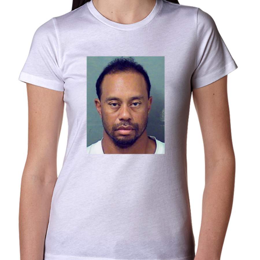 Tiger Woods Mugshot T-shirt Women’s T-Shirts