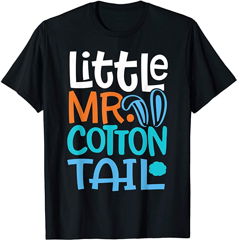 Cute Easter Bunny Mr. Cotton Tail Boys T-Shirt