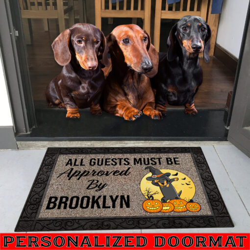 Dachshund M1 Custom Doormat All Over Printed