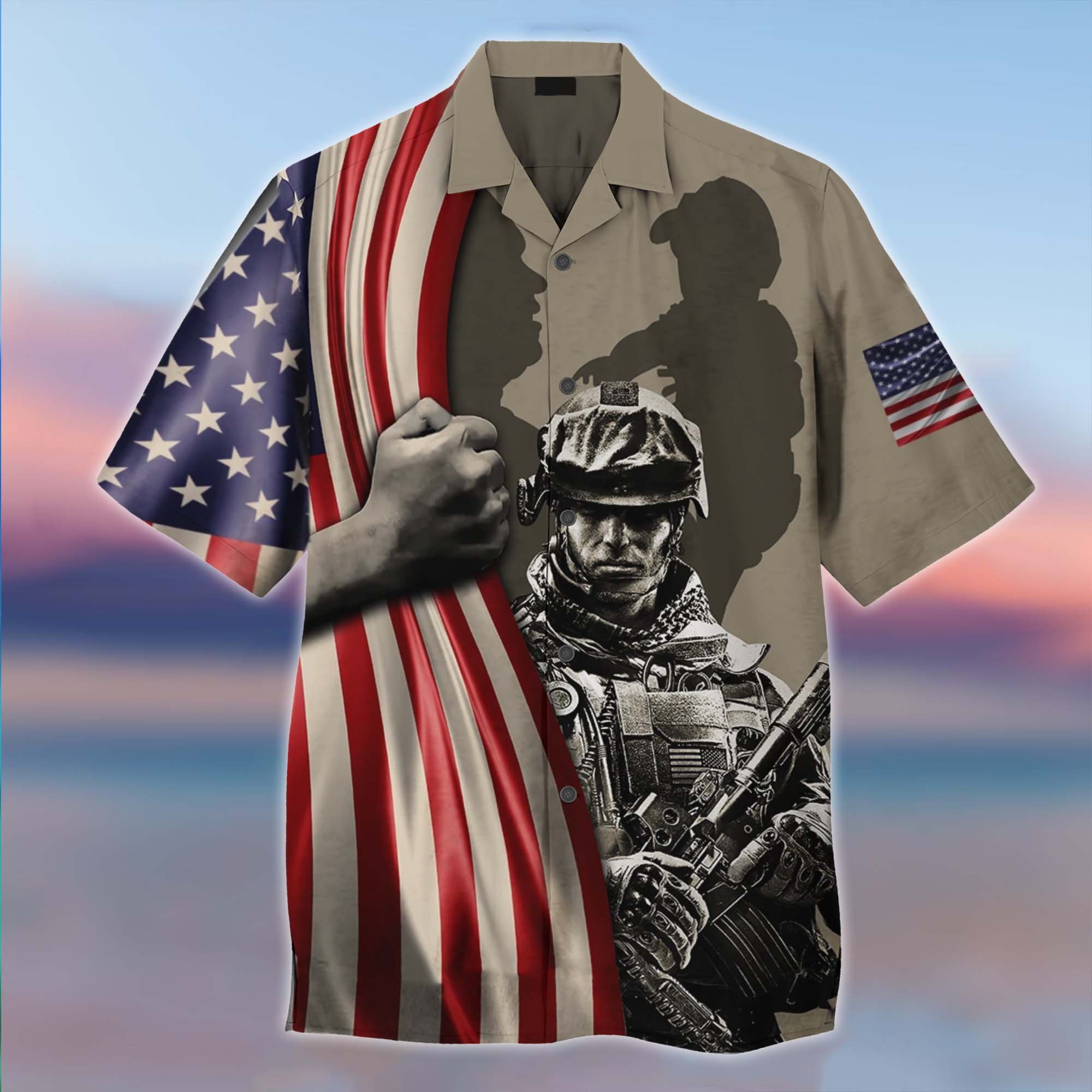 Us Veteran Hawaiian Shirt | For Men & Women | Adult | Hw8511