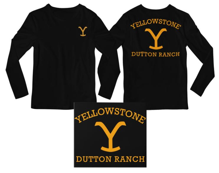 Yellowstone Dutton Ranch Long Sleeve – Shirt – Unisex Men Women Shirts And Tops