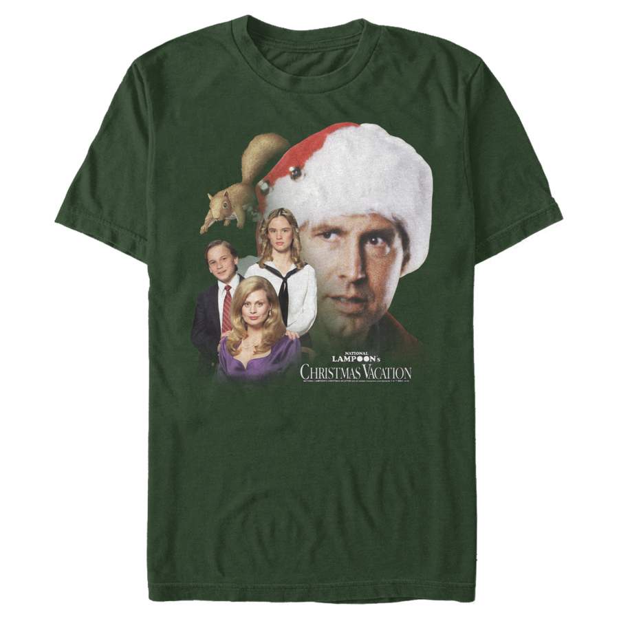 National Lampoon’s Christmas Vacation Men’s Griswold Family Portrait  T Shirt