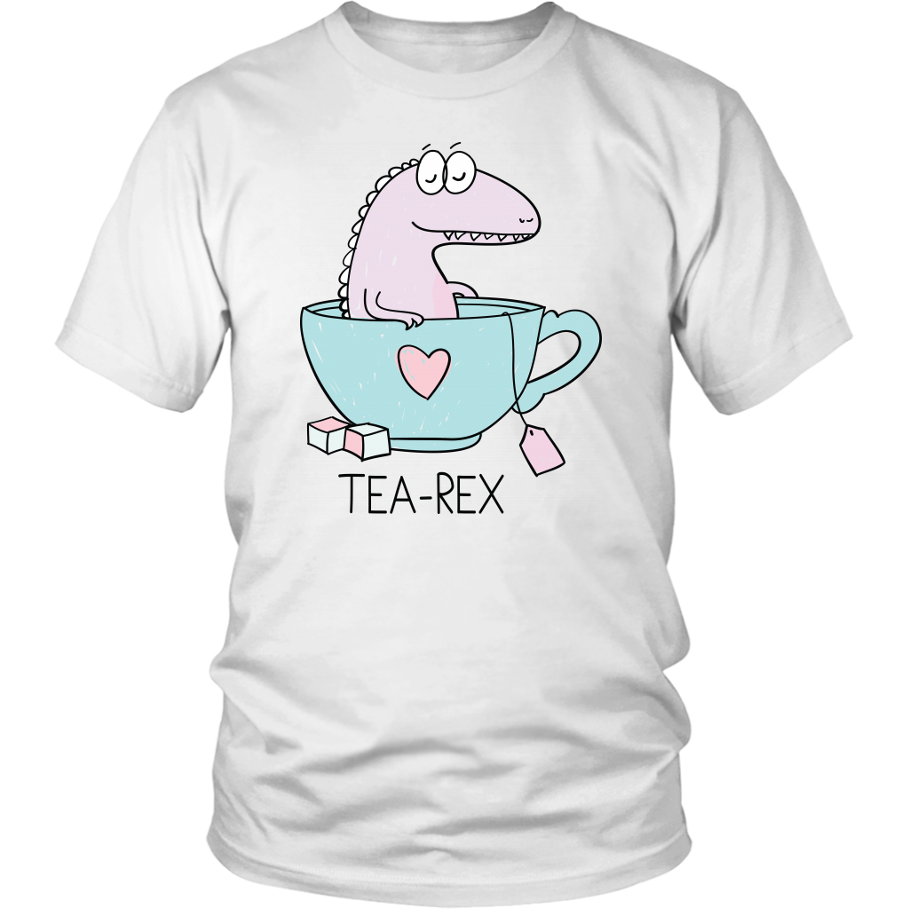 Tea Rex – Humorous Unisex T-Shirt, T-Rex