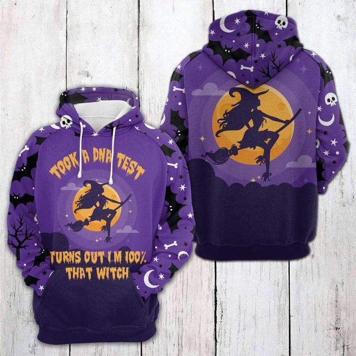 100% Witch Halloween 3D All Over Print | For Men & Women | Adult | Ho3487