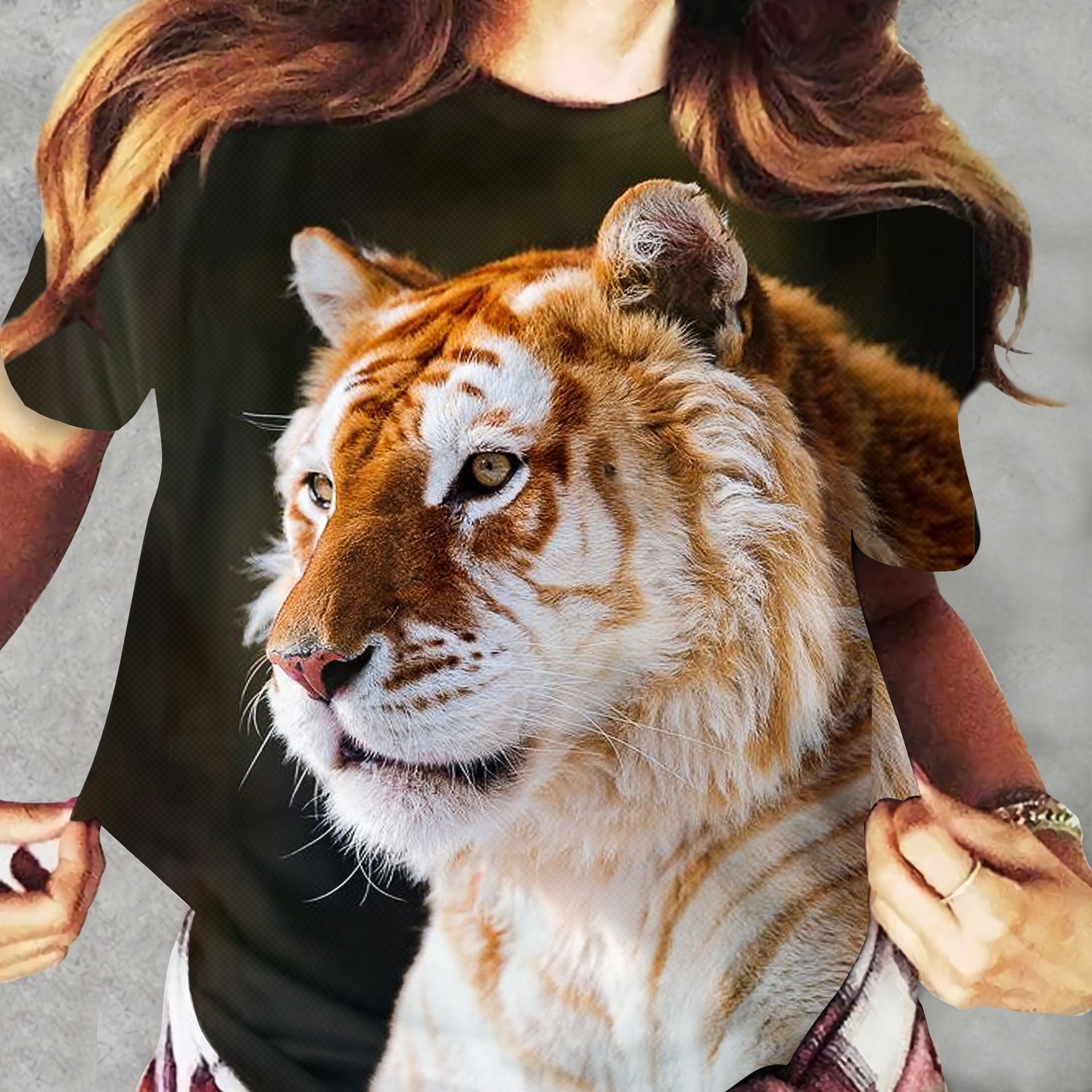 Tiger Ver01 Dadj160721Ltl Unisex 3D T-Shirt All Over Print