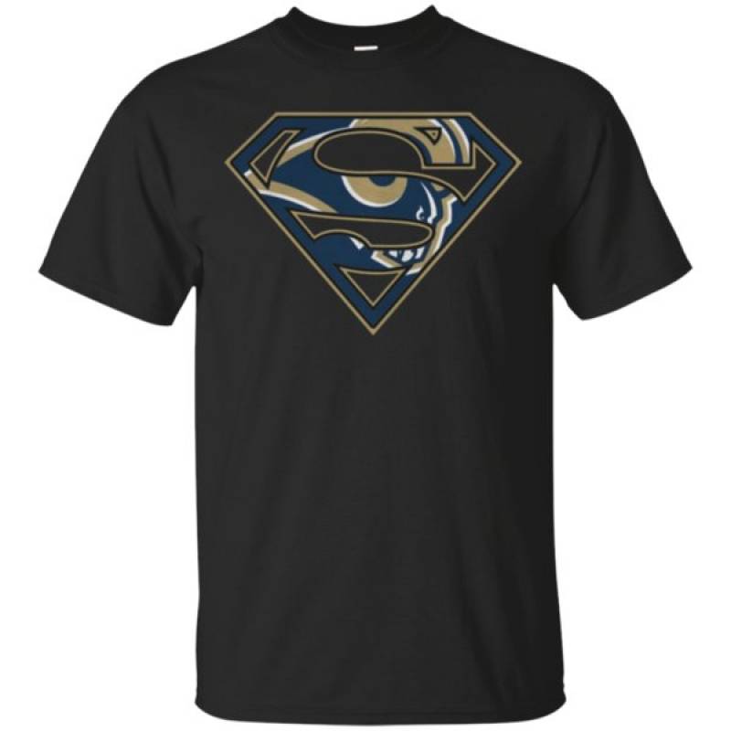 Cover Your Body With Amazing Los Angeles Rams Superman Logo Shirts