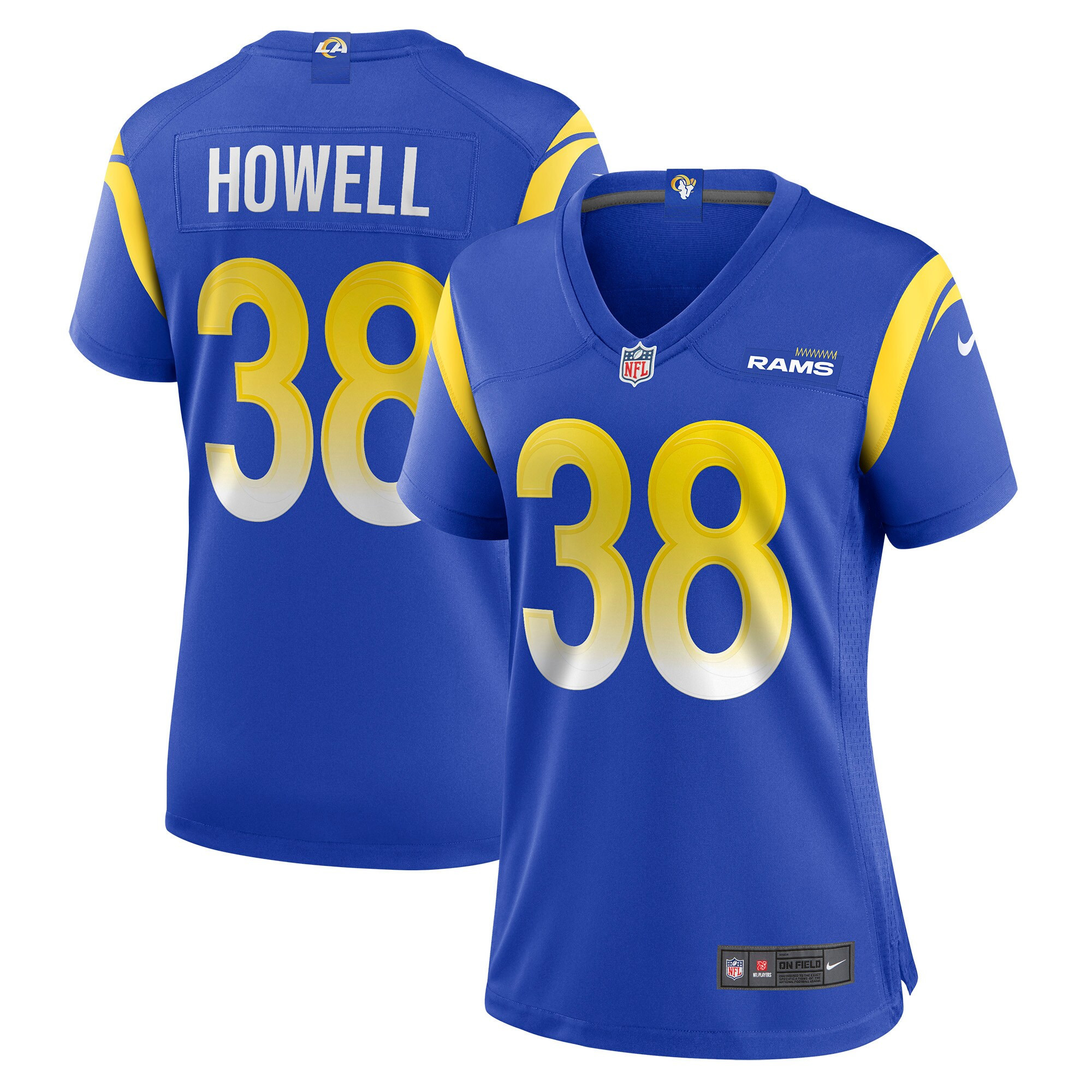 Buddy Howell Los Angeles Rams Womens Game Jersey – Royal NFL