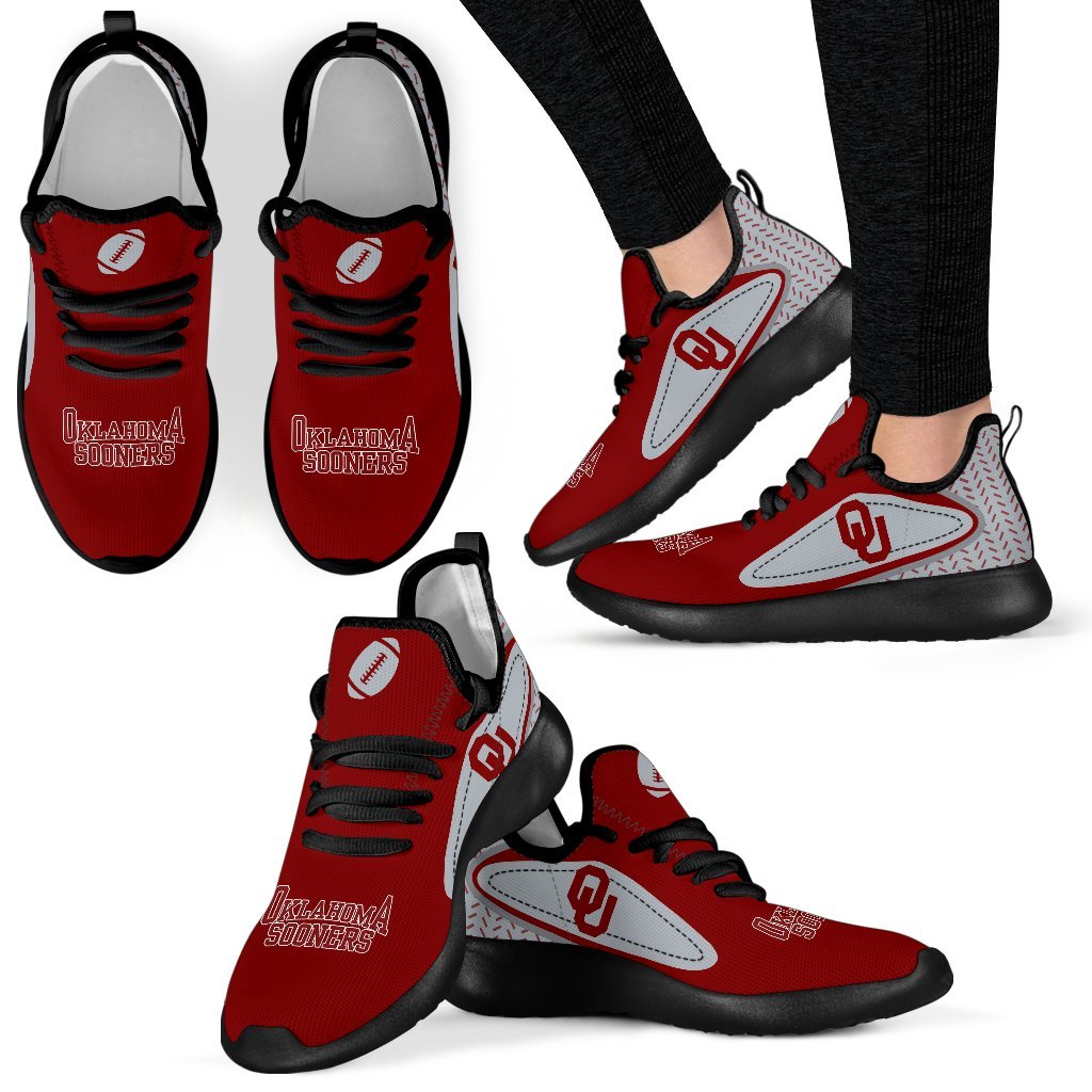 Colorful React Oklahoma Sooners Mesh Knit Sneakers