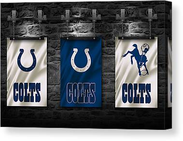 37 Indianapolis Colts Joe Hamilton Canvas Print